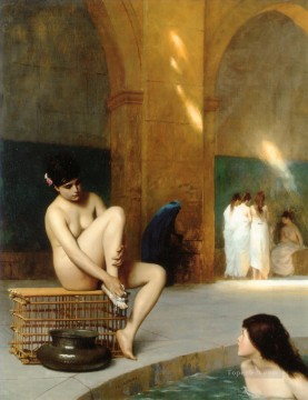 Femme nue Orientalismo árabe griego Jean Leon Gerome Pinturas al óleo